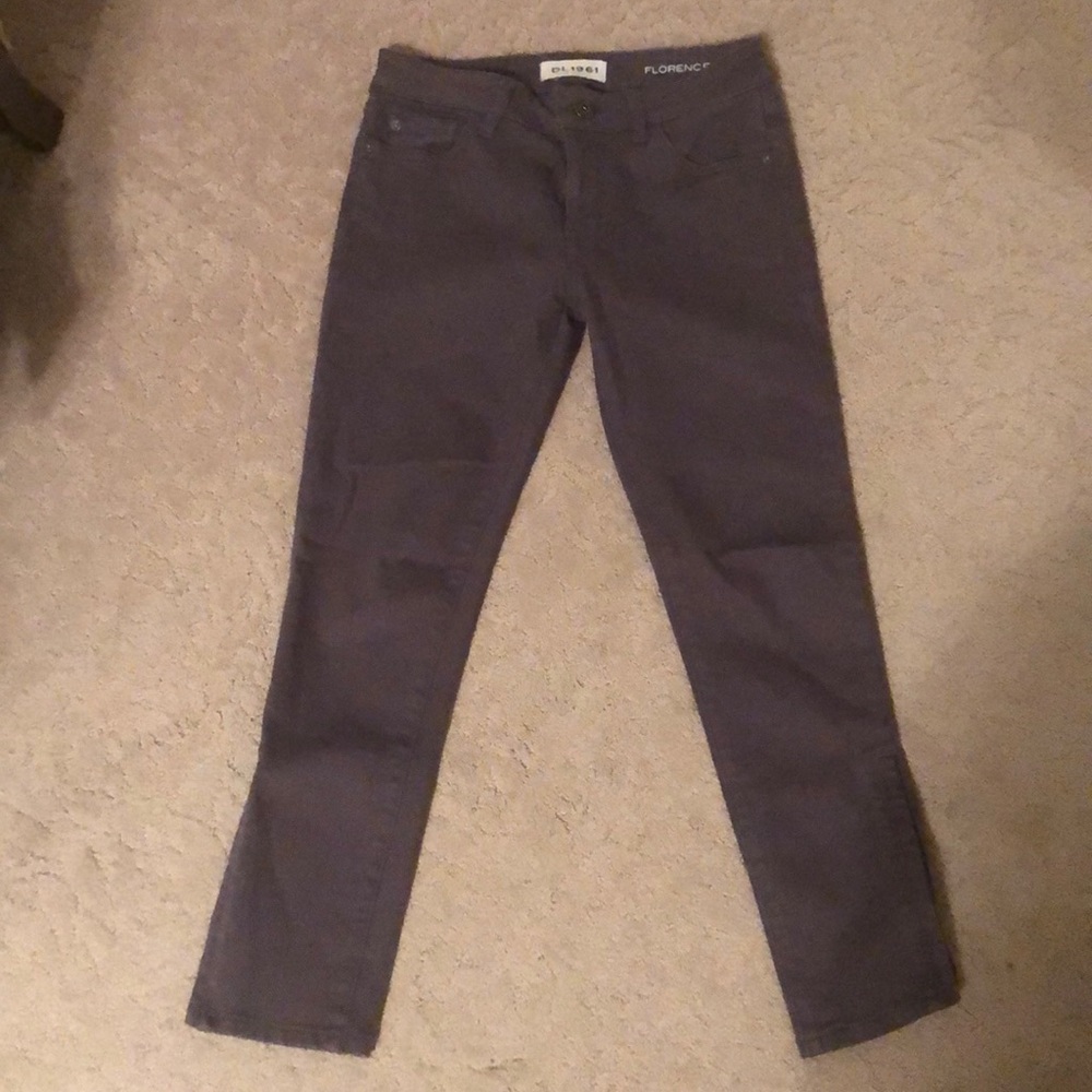 Dl1961 Florence Crop Twill Jeans W Zipper Dtl
